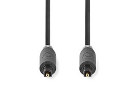 Nedis CABW25000AT10 optikai audió kábel, TosLink dugó, hossz: 1m