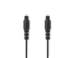 Nedis CAGL25000BK50 optikai audio kábel, TosLink dugó, hossz 5m