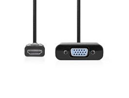 Nedis CCGB34900BK02 HDMI - VGA adapter