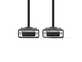 Nedis CCGL32001BK20 DVI-D 24+1p kábel, 2560x1600, hossz 2m
