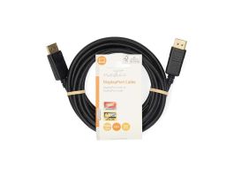 Nedis CCGL37010BK30 Displayport kábel 4K@60Hz, aranyozott csatlakozók, 3m