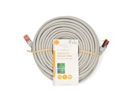 Nedis CCGL85220GY150 UTP / FTP Cat6 patch kábel, RJ45 aranyozott érintkezők, 10/100/1000 Mbit/s, hossz 15m