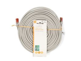 Nedis CCGL85220GY300 UTP / FTP Cat6 patch kábel, RJ45 aranyozott érintkezők, 10/100/1000 Mbit/s, hossz: 30m