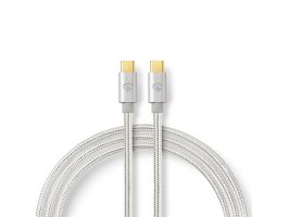Nedis CCTB64700AL10 USB 3.2 Gen 1, USB-C dugó - USB C (USBC) dugó kábel, 60W, 4K@60Hz, 1m