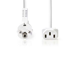 Nedis CEGL10000WT20 táp kábel IEC-320-C13, 3 x 0.75 mm˛ hossz 2m, fehér
