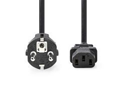 Nedis CEGL10030BK30 táp kábel IEC-320-C13, 3 x 1mm, hossz 3m