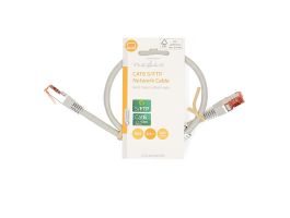 Nedis Cat6 patch kábel, szürke, 0.5m (CCGL85220GY05)