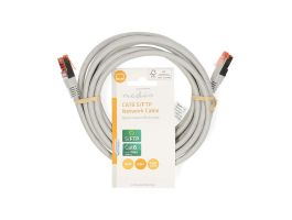 Nedis Cat6 patch kábel, szürke, aranyozott érintkezők, 10/100/1000 Mbit/s, hossz 3m, CCGL85220GY30