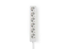 Nedis ESOC630F1WT 6 aljzatos elosztó, 3 m, 3680 W, 16 A, fehér