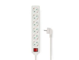Nedis 6 aljzatos kapcsolós elosztó, 3m, 3680W, 16A (ESOC630F2WT)