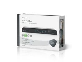 Nedis HDMI splitter, 1 x HDMI be - 4 x HDMI ki, 4K@60Hz, VSPL3474AT