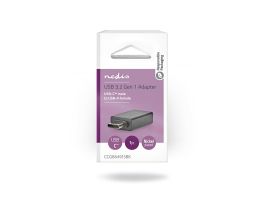 Nedis USB-C - USB-A adapter CCGB64915BK, USB-C dugó - USB-A aljzat, 5 Gbps, OTG (CCGB64915BK)