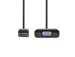 Nedis display port dugó - HDMI aljzat adapter, CCCGB37351BK02