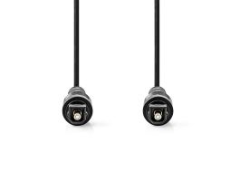 Nedis optikai audió kábel, TosLink dugó, hossz 1m, CAGL25000BK10