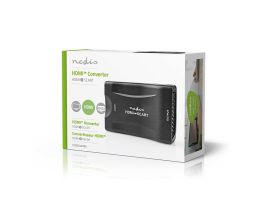 Nedis videó konverter VCON3461BK, HDMI bemenet, SCART kimenet 1080p