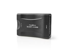 Nedis videó konverter VCON3463BK, SCART bemenet, HDMI kimenet 1080p
