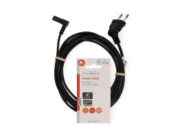 Nedis tápkábel IEC-320-C1, 90°-os szögben hajlított, 3m (CEGL11075BK30)