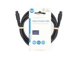 Nedis optikai audió kábel, TosLink dugó, 2m (CAGL25000BK20)