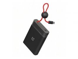 ONEPLUS powerbank Type-C aljzat (10000mAh, 22.5W, PD gyorstöltő, LED jelzés + fix Type-C kábel), fekete (OP225MRPB10K)
