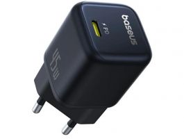 Baseus PicoGo hálózati gyors töltő 45W, USB Type-C, fekete (P10176800123-00)