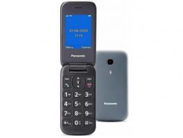 Panasonic KX-TU400EXG összecsukható mobiltelefon (KX-TU400EXG) szürke