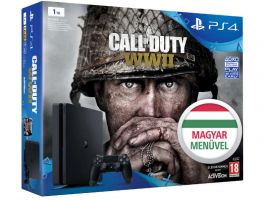 PS4 Slim 1TB Konzol + Call of Duty: WWII
