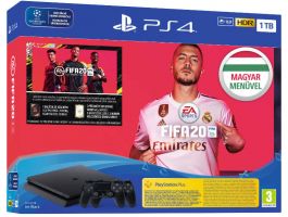 PS4 Slim 1 TB Konzol + Fifa 20 + Extra Dualshock 4