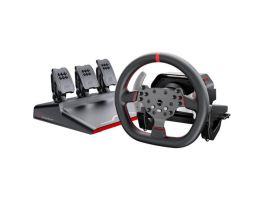 PXN-V10 Pro játékkészlet - kormánykerék + pedálok + rögzítő bilincsek (PC / PS4 / Xbox One / Xbox Series X|S) (PXN-V10PRO)