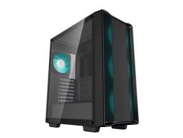 DEEPCOOL Ház Midi ATX CC560 V2 Tápegység nélkül, Fekete Üvegfalú (R-CC560-BKGAA4-G-2)