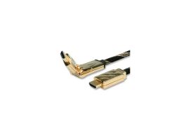 ROLINE Kábel HDMI Ethernet, Premium, 360° csatlakozó,  M/M  2.0m (11.04.5507)