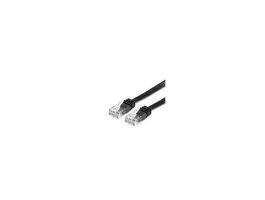 ROLINE Patch kábel VALUE UTP CAT6 lapos kivitel, Fekete 1m (21.99.0961)