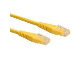 ROLINE UTP CAT6 kábel, 30cm (21.15.1512) Sárga