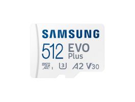 SAMSUNG EVO Plus microSD kártya 512GB + Adapter (MB-MC512SA/EU)