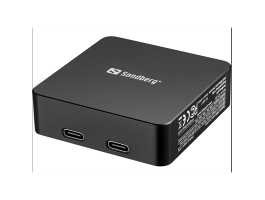 SANDBERG 3 in 1 mágneses powerbank, 5000 mAh (18.5 Wh), carry - on approved, 1,8 cm, 5 év garancia