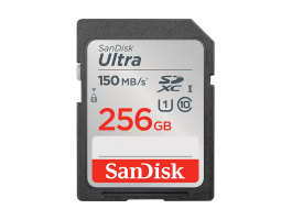 SANDISK 215417, SDXC ULTRA KÁRTYA 256GB, 150MB/s CL10 UHS-I