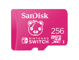 SANDISK 215473, microSDXC KARTYA NINTEn SWITCH - 256GB, 100/90 MB/s Fortnite EDT.