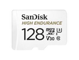 SANDISK Memóriakártya 183567, MICRO SDXC KÁRTYA HIGH ENDURANCE 128GB, 100 MB/S, C10, U3, V30