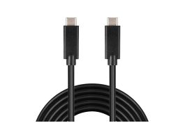 Sandberg USB-C > USB-C 2M USB 3.1 Gen.2 - adatkábel (136-09) fekete