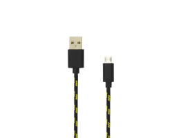 SBOX Kábel, CABLE USB A Male -> MICRO USB Male 1 m Black