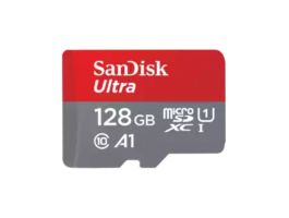 SANDISK ULTRA MICROSDXC 128GB + SD ADAPTER 140MB/S A1 CLASS 10 NS (SDSQUAB-128G-GN6MA)