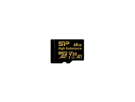 SILICON POWER Memóriakártya MicroSDXC 64GGB CL10 UHS-I U3 V30 A1, Golden Series High Endurance
