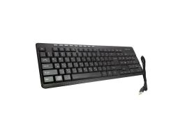 SILVERLINE KB-MM818 Vezetékes Billentyűzet Multimedia HU Fekete