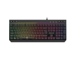 SILVERLINE gamer vezetékes billentyűzet, RGB világítás, HU (KB942)