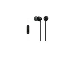 SONY Fülhallgató MDR-EX15APB hangerőszabályzó fekete headset