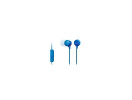 SONY Fülhallgató MDR-EX15APLI hangerőszabályzó kék headset