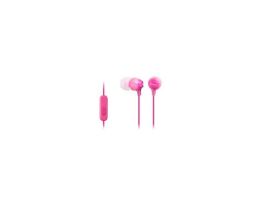 SONY Fülhallgató MDR-EX15APPI hangerőszabályzó rózsaszín headset