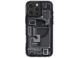 SPIGEN ULTRA HYBRID ZERO ONE műanyag telefonvédő iPhone 16 Pro Max-hoz (ACS08004) fekete