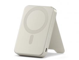 Satechi Qi2 10K Magnetic Power Bank with Stand - Sand (ST-B10Q2SW)