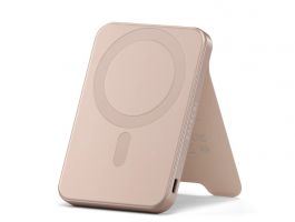 Satechi Qi2 5K Magnetic Power Bank with Stand - Desert Rose (ST-B5Q2SR)