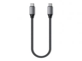 Satechi USB-C to USB-C Short Cable - 25cm - Space Grey (ST-TCC10M)